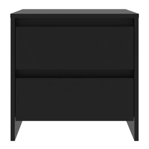 Comodino Nero 45x34,5x44,5 cm in Truciolato 809847