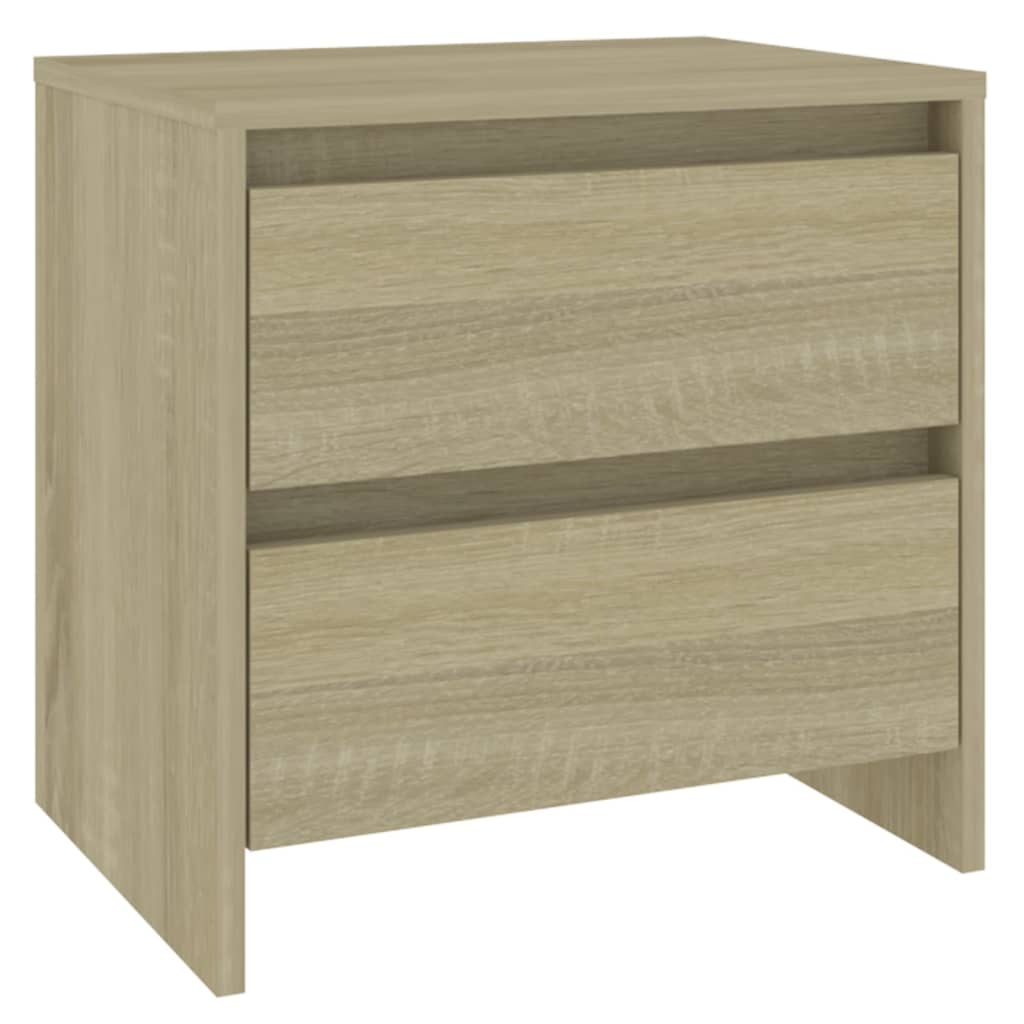 Comodini 2 pz Rovere Sonoma 45x34,5x44,5 cm in Truciolato cod mxl 30468