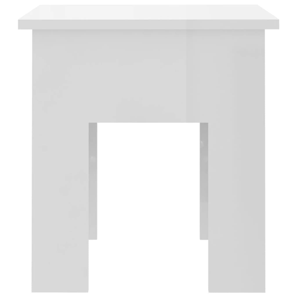 Tavolino da Salotto Bianco 40x40x42 cm in Truciolato cod mxl 20861