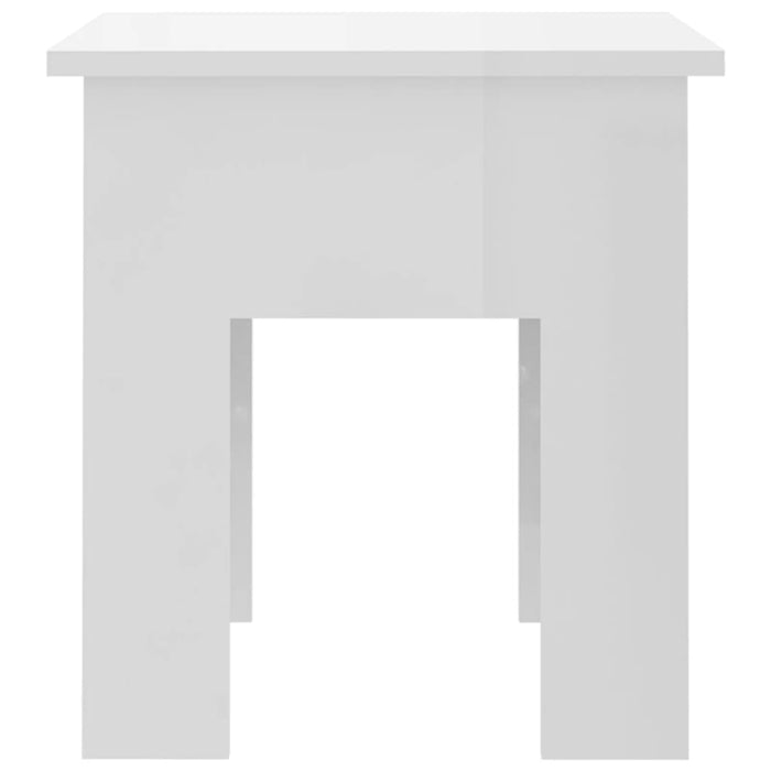 Tavolino da Salotto Bianco 40x40x42 cm in Truciolato cod mxl 20861