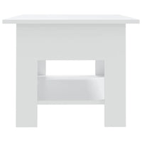 Tavolino da Salotto Bianco 102x55x42 cm in Truciolato 810253