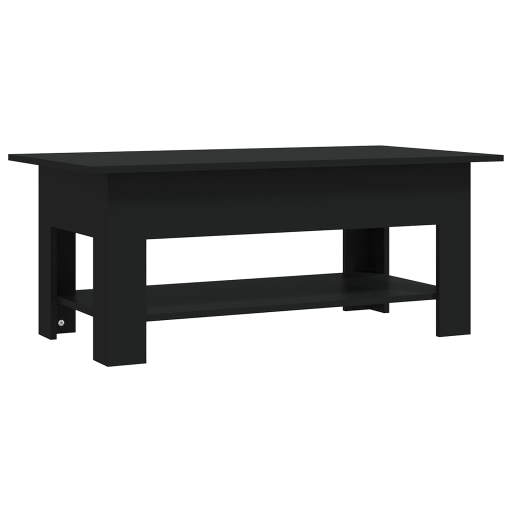 Tavolino da Salotto Nero 102x55x42 cm in Truciolato cod mxl 15448