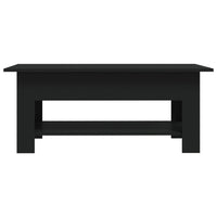 Tavolino da Salotto Nero 102x55x42 cm in Truciolato cod mxl 15448