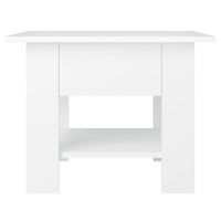 Tavolino da Salotto Bianco 55x55x42 cm in Truciolato cod mxl 18689