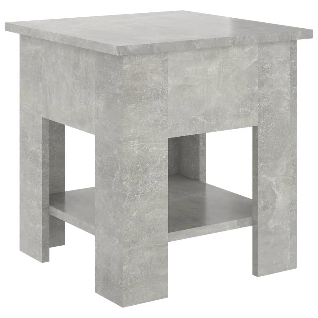 Tavolino da Salotto Grigio 40x40x42 cm in Legno Multistrato cod mxl 20558