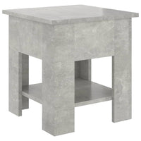 Tavolino da Salotto Grigio 40x40x42 cm in Legno Multistrato cod mxl 20558