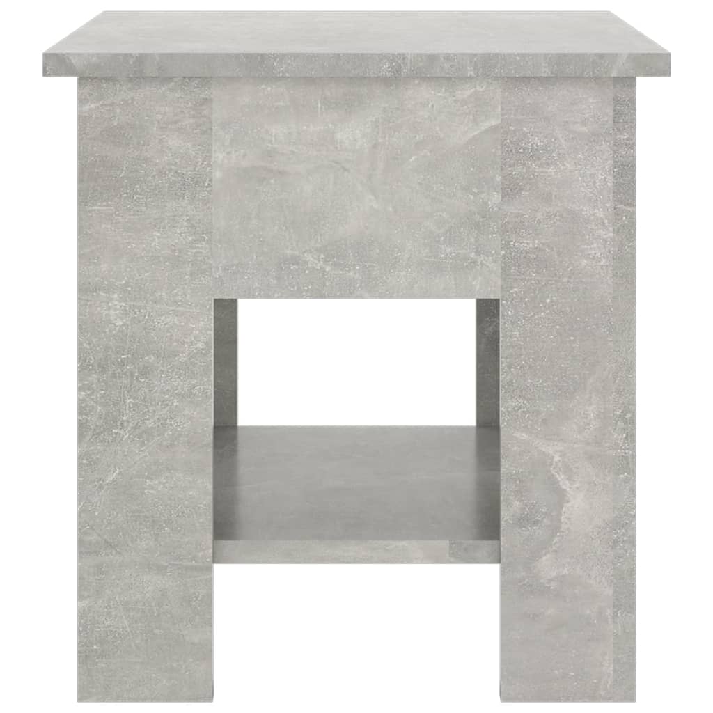 Tavolino da Salotto Grigio 40x40x42 cm in Legno Multistrato cod mxl 20558