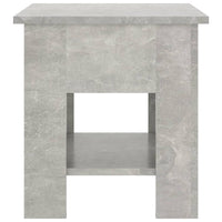 Tavolino da Salotto Grigio 40x40x42 cm in Legno Multistrato cod mxl 20558