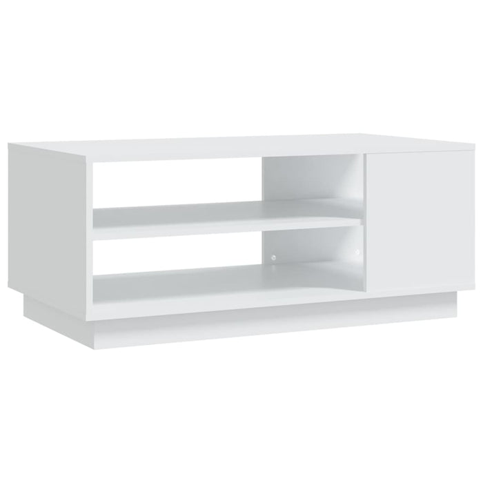 Tavolino da Salotto Bianco 102x55x43 cm in Truciolato 810280