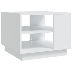 Tavolino da Salotto Bianco 55x55x43 cm in Truciolato 810289