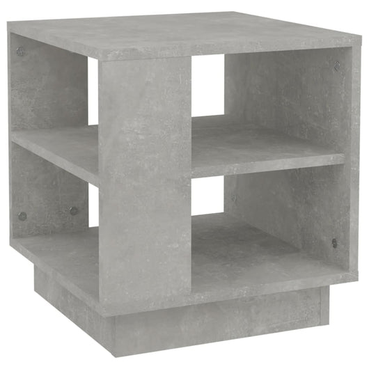 Tavolino Salotto Grigio Cemento 40x40x43 cm Legno Multistrato 810302