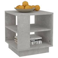 Tavolino Salotto Grigio Cemento 40x40x43 cm Legno Multistrato 810302