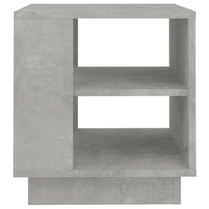 Tavolino Salotto Grigio Cemento 40x40x43 cm Legno Multistrato 810302