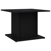 Tavolino da Salotto Nero 55,5x55,5x40 cm in Truciolato 810317