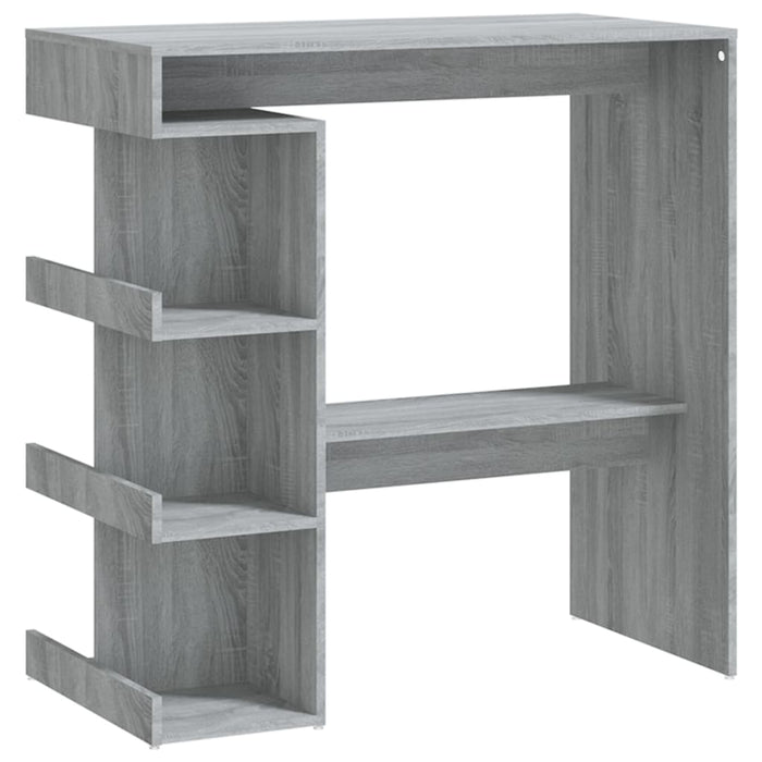 Tavolo Bar con Ripiano Grigio Sonoma 100x50x101,5 cm cod mxl 23691