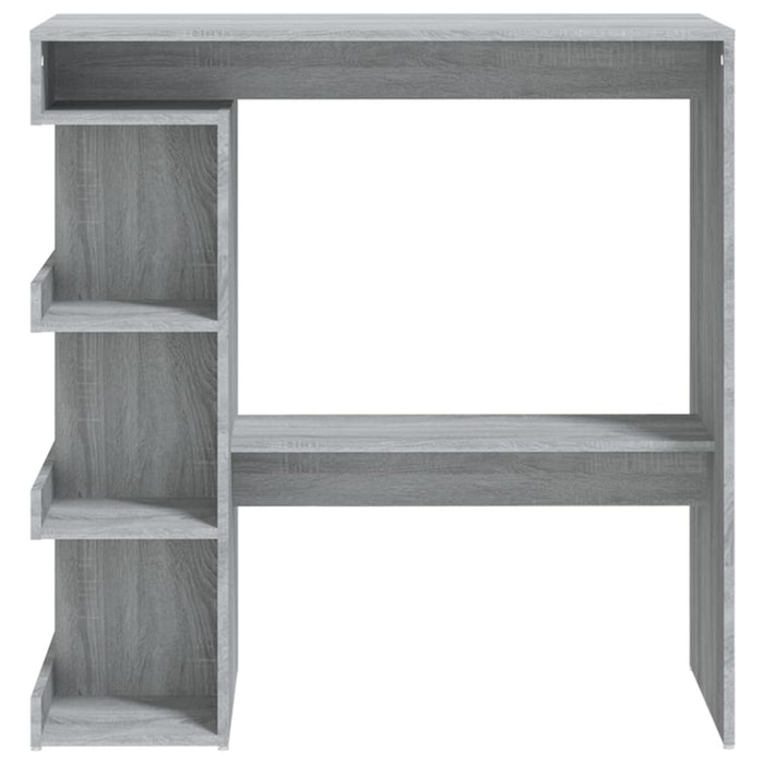 Tavolo Bar con Ripiano Grigio Sonoma 100x50x101,5 cm cod mxl 23691