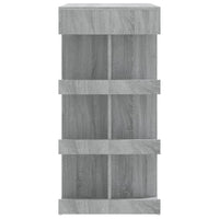 Tavolo Bar con Ripiano Grigio Sonoma 100x50x101,5 cm cod mxl 23691