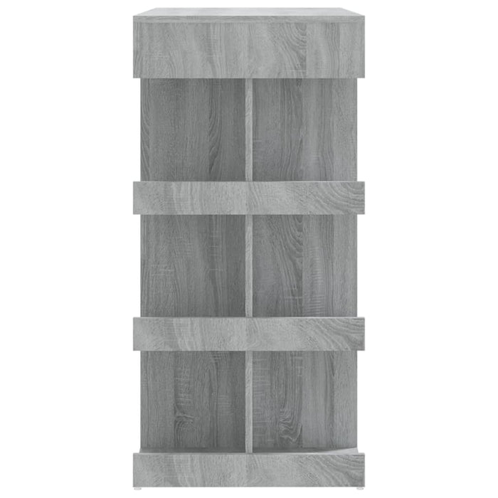 Tavolo Bar con Ripiano Grigio Sonoma 100x50x101,5 cm cod mxl 23691