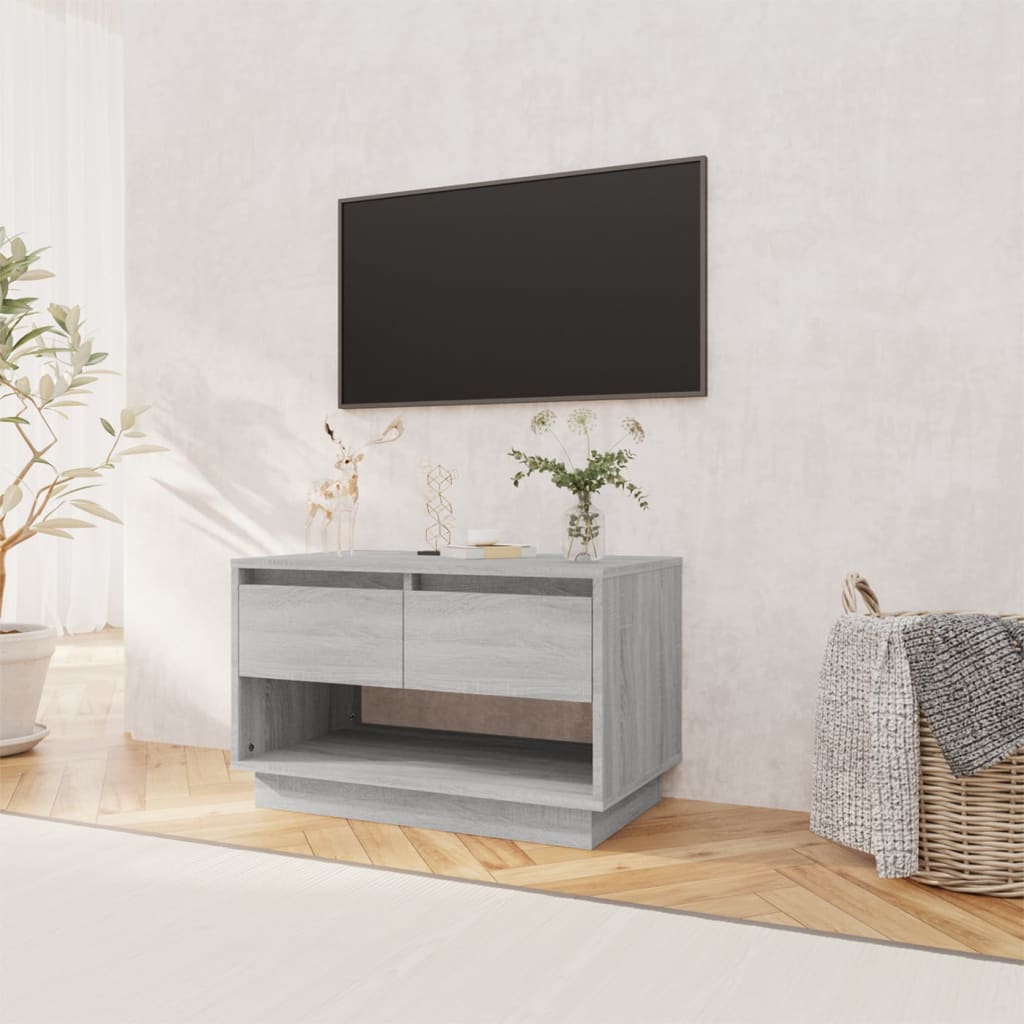 Mobile TV Grigio Sonoma 70x41x44 cm in Truciolato