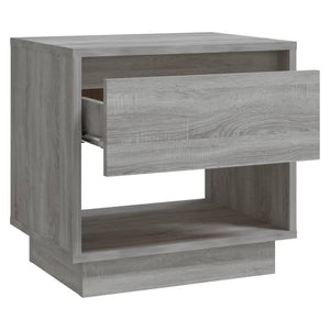 Comodini 2 pz Grigio Sonoma 45x34x44 cm in Truciolato 812984