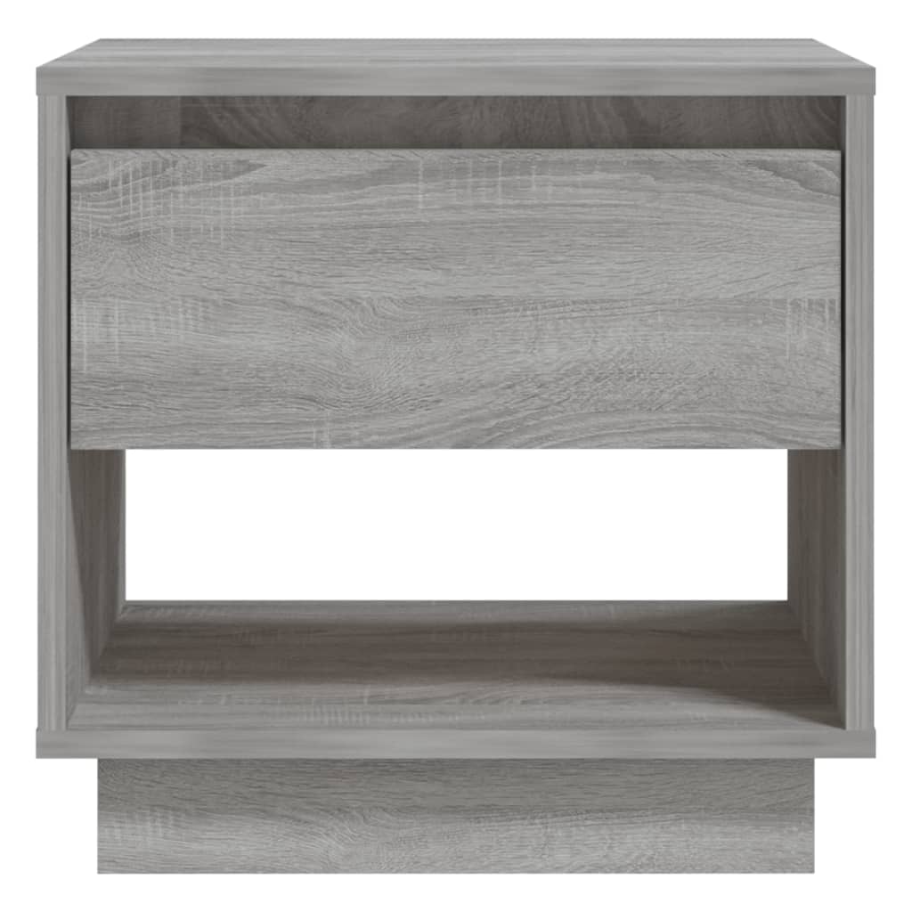 Comodini 2 pz Grigio Sonoma 45x34x44 cm in Truciolato 812984