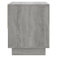 Comodini 2 pz Grigio Sonoma 45x34x44 cm in Truciolato 812984