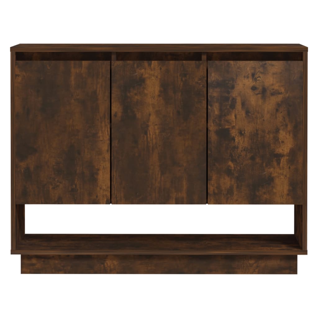 Credenza Rovere Fumo 97x31x75 cm in Truciolato cod mxl 20487