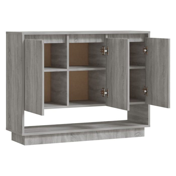 Credenza Grigio Sonoma 97x31x75 cm in Truciolato 812988