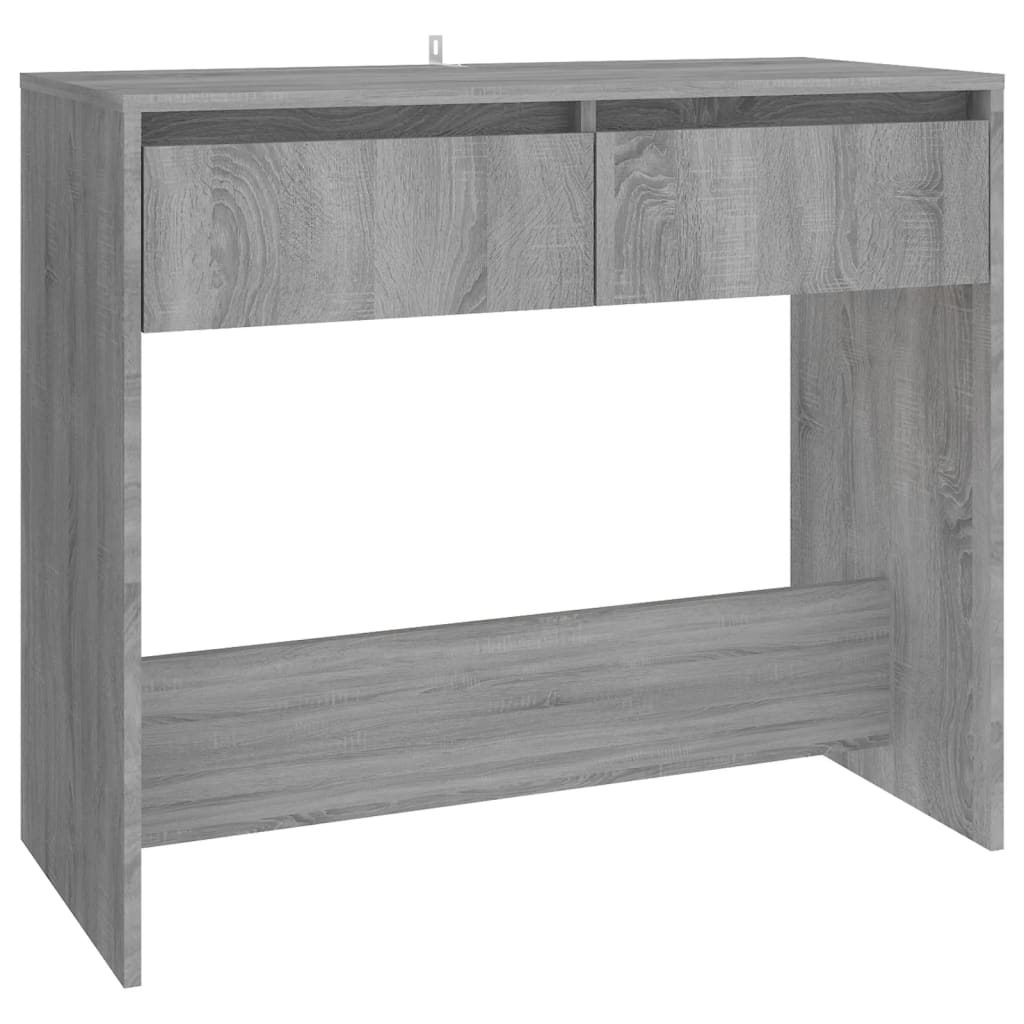 Tavolo Consolle Grigio Sonoma 89x41x76,5 cm in Acciaio 813000