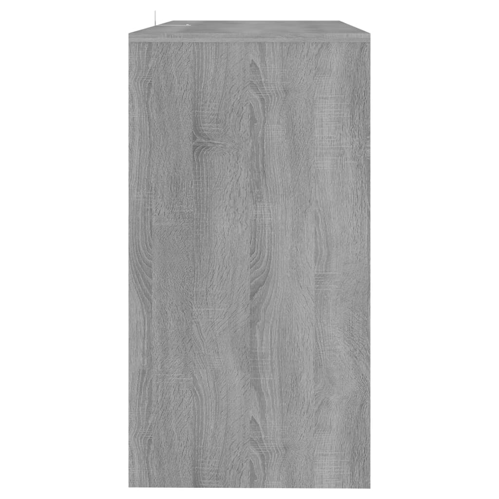 Tavolo Consolle Grigio Sonoma 89x41x76,5 cm in Acciaio 813000