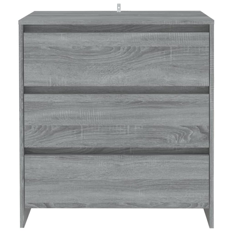 Credenza Grigio Sonoma 70x41x75 cm in Truciolato cod mxl 6995