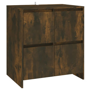 Credenza Rovere Fumo 70x41x75 cm in Truciolato cod mxl 14887