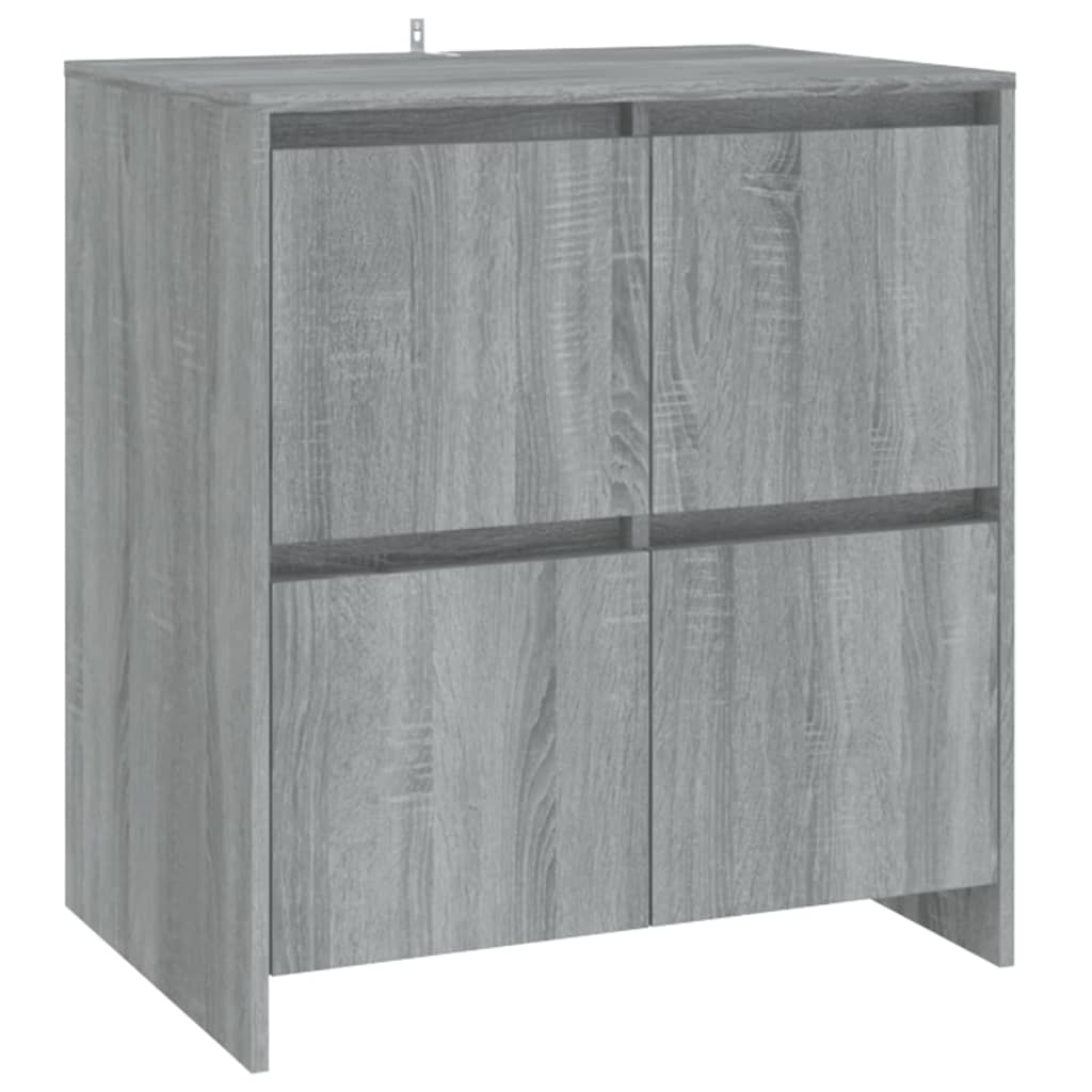 Credenza Grigio Sonoma 70x41x75 cm in Truciolato cod mxl 6603