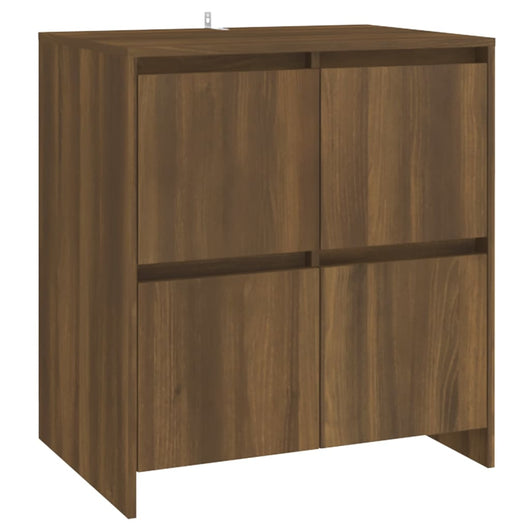 Credenza Rovere Marrone 70x41x75 cm in Truciolato cod mxl 20530