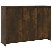 Credenza Rovere Fumo 102x33x75 cm in Truciolato 813014