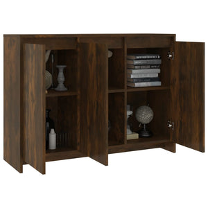 Credenza Rovere Fumo 102x33x75 cm in Truciolato cod mxl 8970