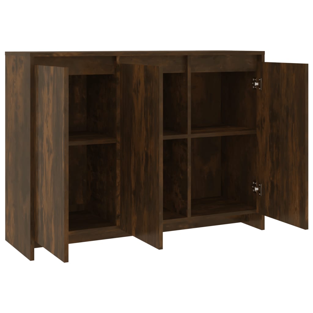 Credenza Rovere Fumo 102x33x75 cm in Truciolato cod mxl 8970