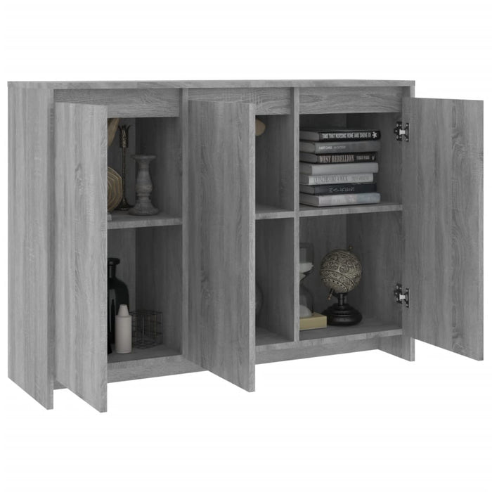 Credenza Grigio Sonoma 102x33x75 cm in Truciolato cod mxl 6559