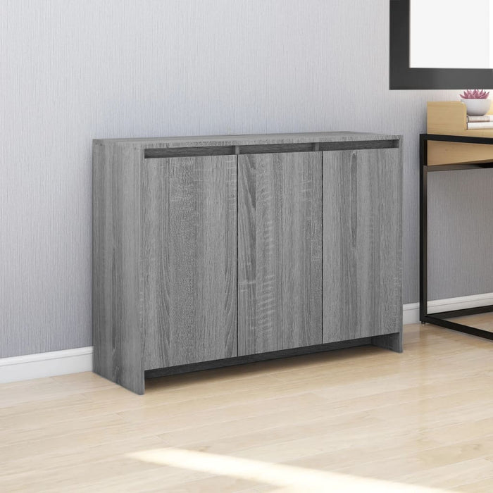 Credenza Grigio Sonoma 102x33x75 cm in Truciolato cod mxl 6559