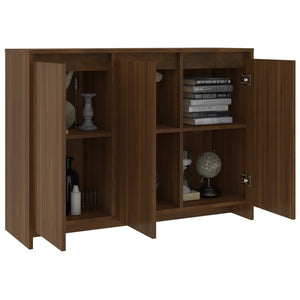 Credenza Rovere Marrone 102x33x75 cm in Truciolato