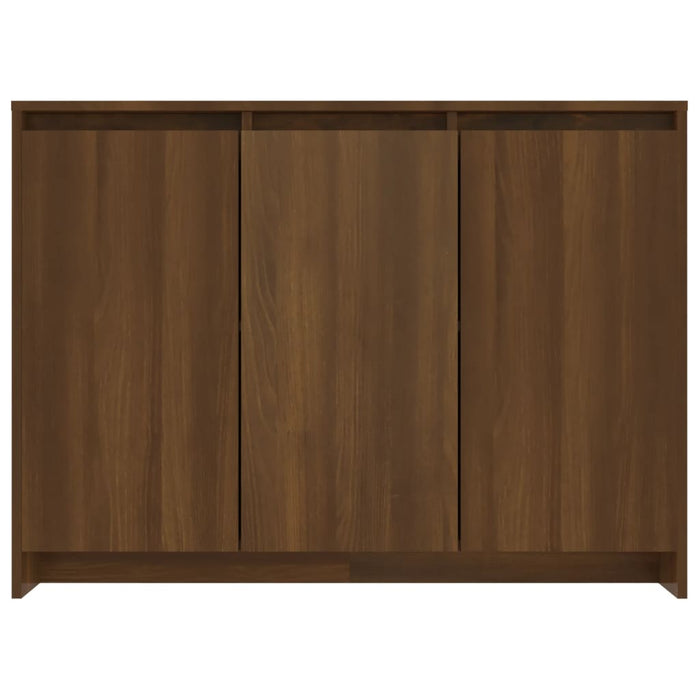 Credenza Rovere Marrone 102x33x75 cm in Truciolato