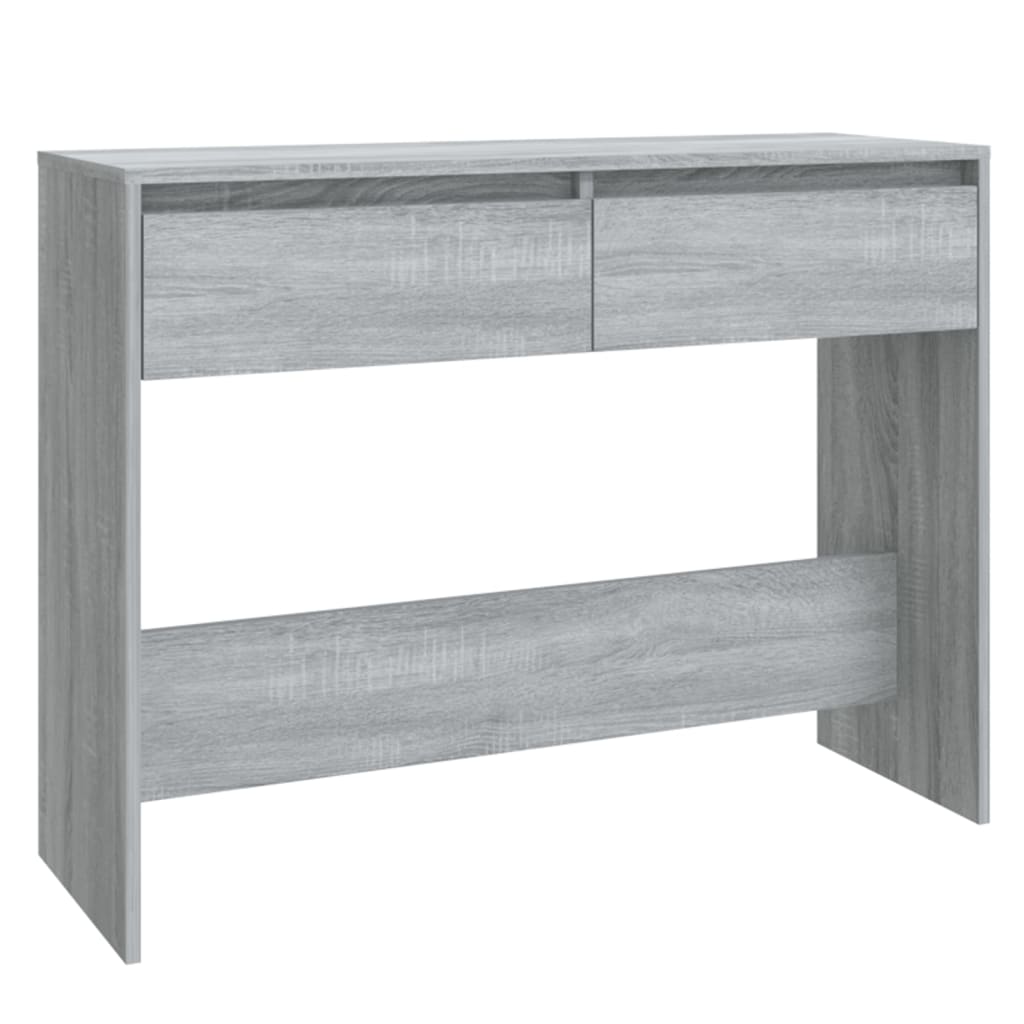 Tavolo Consolle Grigio Sonoma 100x35x76,5 cm in Truciolato