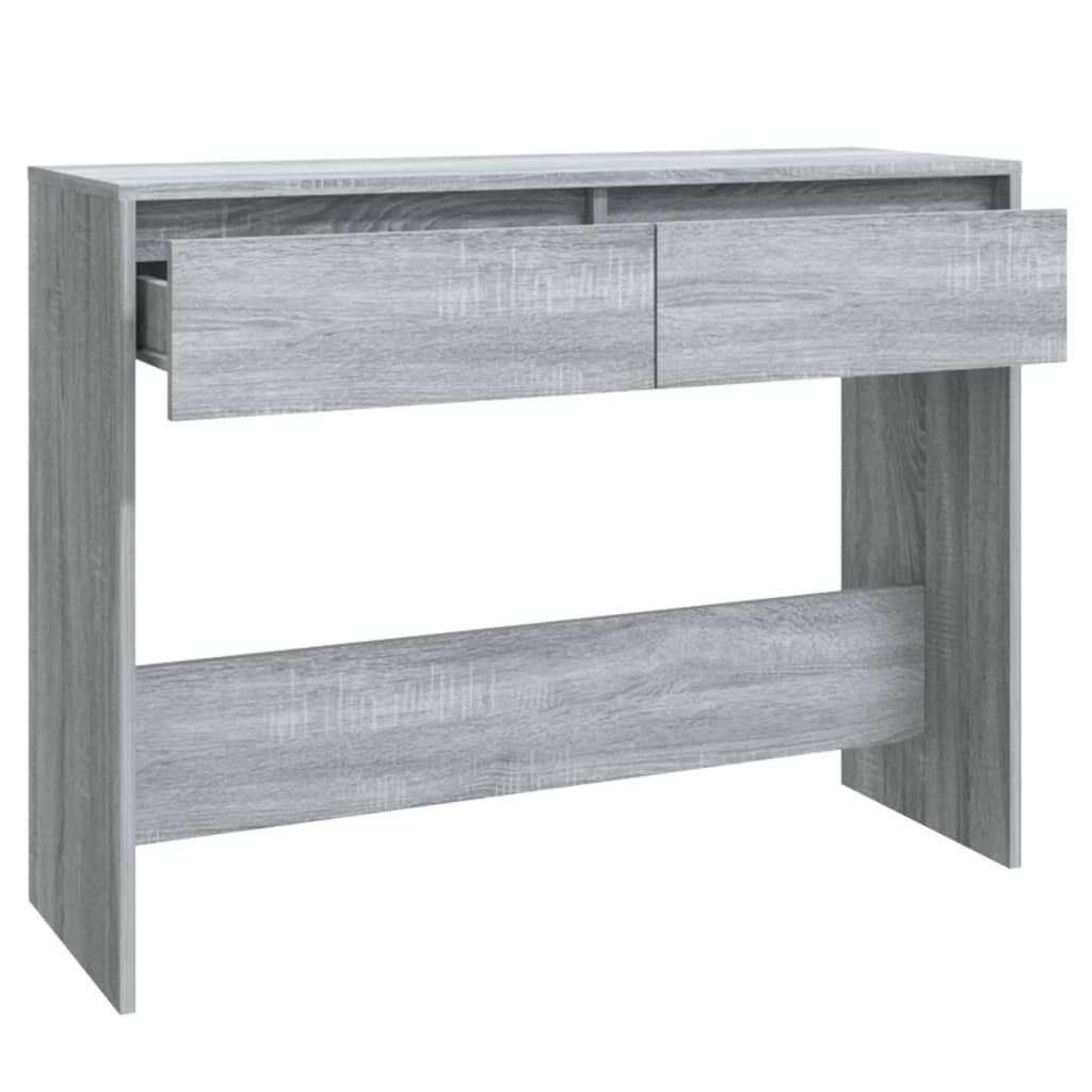 Tavolo Consolle Grigio Sonoma 100x35x76,5 cm in Truciolato 813036