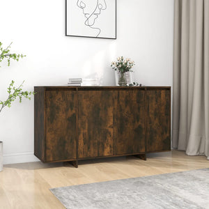 Credenza Rovere Fumo 135x41x75 cm in Truciolato cod mxl 24344