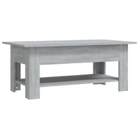 Tavolino da Salotto Grigio Sonoma 102x55x42 cm in Truciolato cod mxl 7857