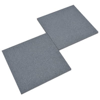 Piastrelle Anticaduta 18 pz in Gomma 50x50x3 cm Grigie 3096597