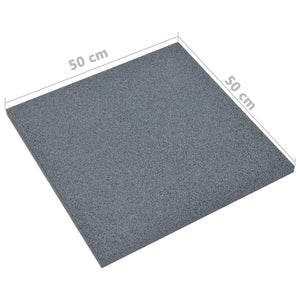 Piastrelle Anticaduta 18 pz in Gomma 50x50x3 cm Grigie 3096597