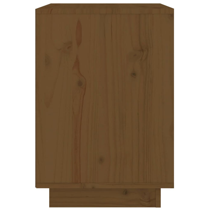 Comodino Miele 40x35x50 cm in Legno Massello di Pino cod mxl 30890