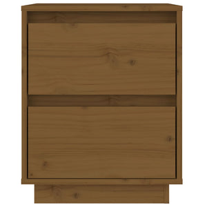 Comodini 2 pz Miele 40x35x50 cm in Legno Massello di Pino cod mxl 30203