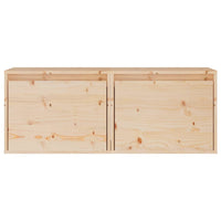 Pensili 2 pz 45x30x35 cm in Legno Massello di Pino 813436